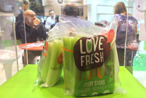 Die G's España Gruppe präsentiert 'ready to eat' Sellerie als Neuheit auf der Fruit Attraction