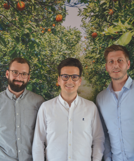 v.l.n.r.: Benedikt Wetterau, Alberto Hoffmann, Florian Walther. Foto © KÖLLA GmbH