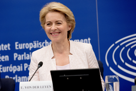 Ursula von der Leyen, Präsidentin der Europäische Kommission, 07 2019 P040697-880435Foto © European Union 2019 Photographer Etienne Ansotte