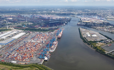 Hamburger Hafen © HHLA_Dominik Reipka