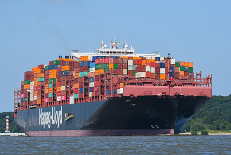 Hapag Lloyd AFIF auf der Elbe Foto © HHM Dietmar Hasenpusch Afif