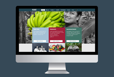 Neue Unternehmenswebsite. Foto © Port International