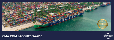 Schiff CMA CGM Jacques Saadé. Foto © CMA CGM Group