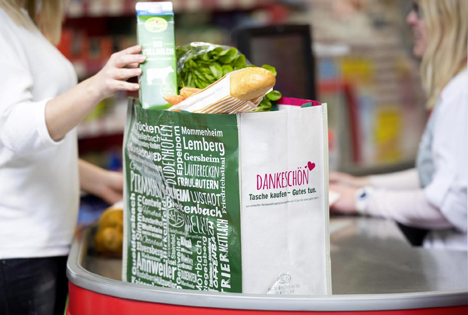 WASGAU präsentiert Mehrwegtaschen aus Recyclingmaterial