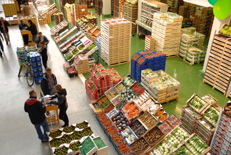 Mercabarna Central Fruit and Vegetable Market Foto © Mercabarna