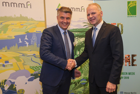 Grüne Woche 2019: Finnland stärkt Lebensmittelexport nach Deutschland