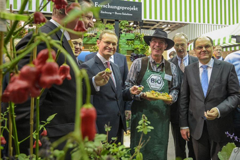 gruene woche bio Stand des BÖLN auf der IGW 2018 Foto Messe Berlin biowoche_messe-berlin