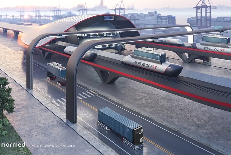 HyperloopTT und HHLA präsentieren HyperPort auf ITS-Weltkongress