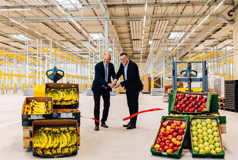 Foto © Lidl Schweiz: Früchte- und Gemüselager wird eingeweiht