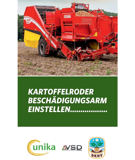 Cover Merkblatt Kartoffelroder beschädigungsarm einstellen Foto © Unika 