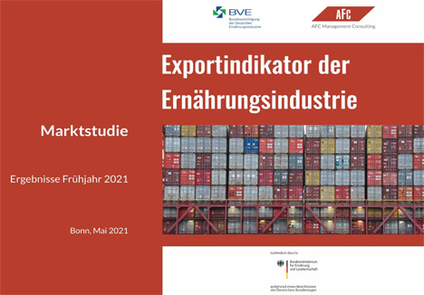 BVE AFC Exportindikator 2021 - Cover. Foto © BVE