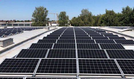 KRONEN Erweiterung Solaranalage 2022. Foto © KRONEN Nahrungsmitteltechnik