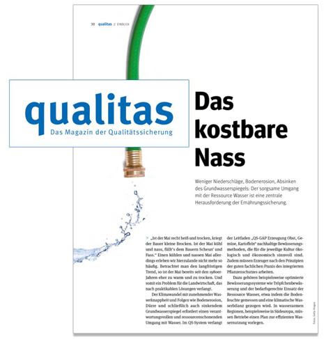 Cover Qualitas - Quelle: QS Qualität und Sicherheit GmbH
