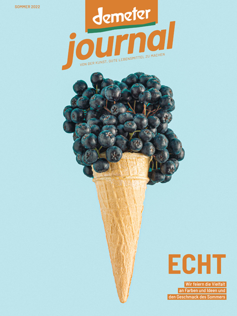 Cover Sommerausgabe Demeter Journal.  Foto © Demeter