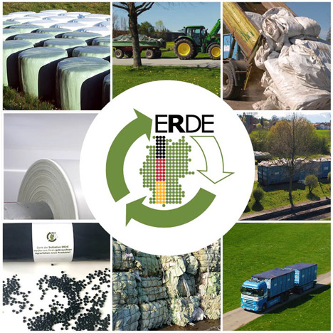 Über die Initiative ERDE werden heute große Mengen an Agrarfolien einem Recycling zugeführt. Foto ©  RIGK