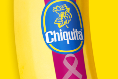 Kleine Veränderung mit großer Wirkung: Miss Chiquita im Oktober wieder Botschafterin für Pink Ribbon