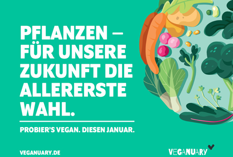 Vegan ins neue Jahr: Anmeldung für Veganuary 2024 ab sofort möglich