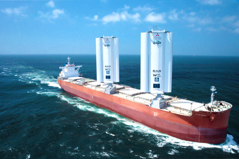 Bahnbrechende Windtechnologie eröffnet der maritimen Industrie einen neuen Weg zu weniger Kohlenstoffemissionen