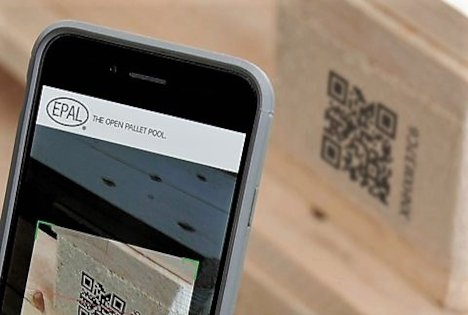 4 Millionen EPAL Europaletten mit QR-Code im Umlauf