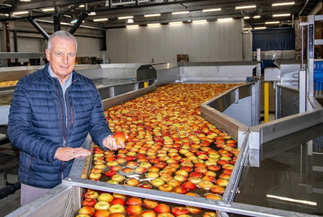 Landgard nimmt Wasserentleerungs-Anlage für Kernobst in Betrieb