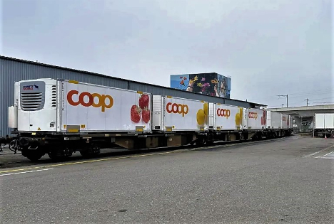 Schweiz: Lebensmittel auf Schienen