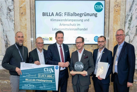 BILLA mit Staatspreis für Klimawandelanpassung ausgezeichnet