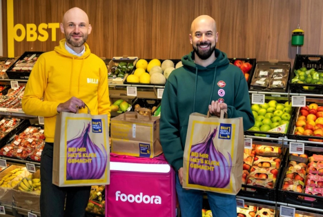 BILLA und foodora erweitern Kooperation und starten ersten gemeinsamen Delivery Store in Wien