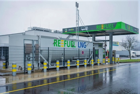 Edeka Südwest setzt auf Kraftstoffalternativen: Zweite LNG-Tankanlage im Südwesten