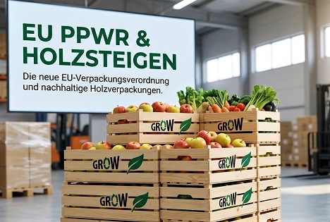 GROW-Holzsteigenhersteller sind auf europäische PPWR vorbereitet