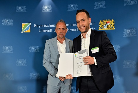 Herbert Widmann: Auszeichnung in Silber im Umwelt- und Klimapakt Bayern