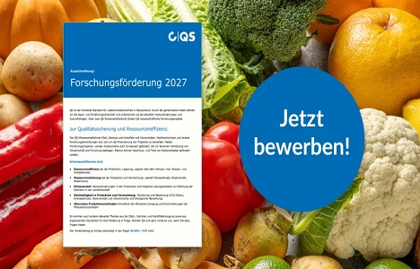 QS-Wissenschaftsfonds O&G, Kartoffeln: Neue Ausschreibung für Forschungsförderung 2027