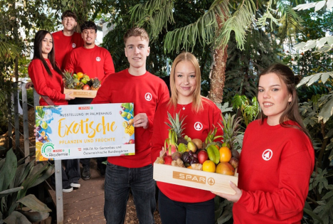 Exotische Früchte – auch aus Österreich: SPAR und den Bundesgärten präsentieren exotische Früchte