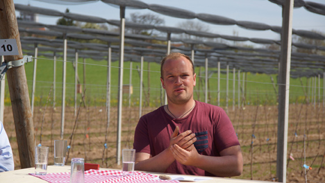 Johannes Michel, Obsthof Michel in Frickingen Foto © Obst vom Bodensee Marketing GmbH