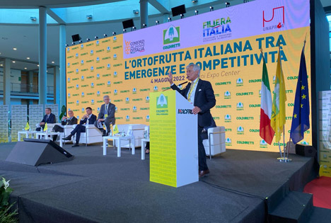 Coldiretti-Konferenz auf der Macfrut: 
