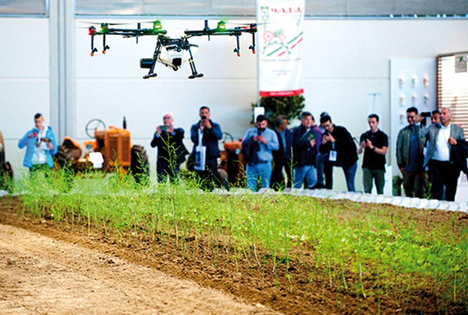 Macfrut 2022, der Bereich Smart Agriculture zwischen Drohnen, Robotern und Sensoren