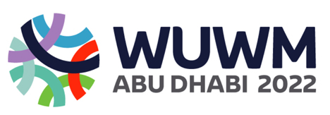 Logo WUWM Abu Dhabi Konferenz im Oktober 2022