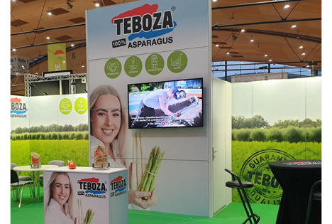 Teboza präsentiert sich auf der Spargelfachmesse ExpoSE in Karlsruhe