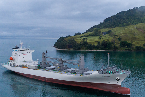 Zespri begrüßt MV Kowhai in seiner Schiffsflotte