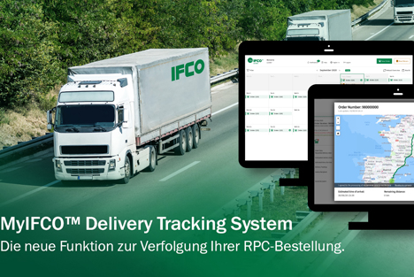 IFCO stellt neues MyIFCO Delivery Tracking System zur Echtzeit-Lieferverfolgung sowie überarbeitetes Design von MyIFCO order vor