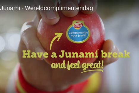 Kick-off Junami®-Apfel am Welttag des Kompliments