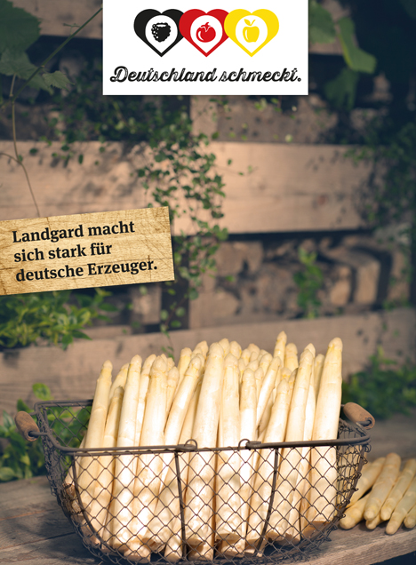 Landgard Spargel Deutschland schmeckt: Foto © Landgard