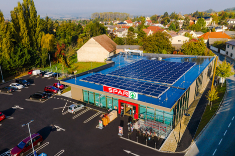 100 PV Anlage Wolkersdorf. Foto © SPAR/Brunnbauer