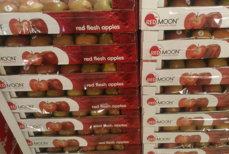 Red Moon® ausverkauft!: Die Werbekampagne des ersten italienischen rotfleischigen Apfels endet vorzeitig