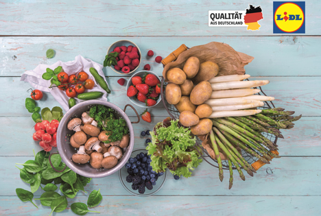 Deutsche Ernte 2021: Lidl bietet noch mehr regionales Obst und Gemüse an. Foto © Lidl