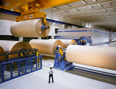 Papierproduktion. Foto © Verband Deutscher Papierfabriken (VDP)