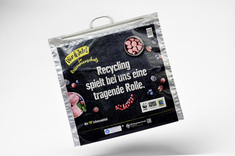 Edeka-Mehrweg-Tiefkühltasche. Foto © EDEKA