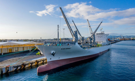 Schiff MV Kakariki. Foto © Jamie Troughton, Dscribe Media.