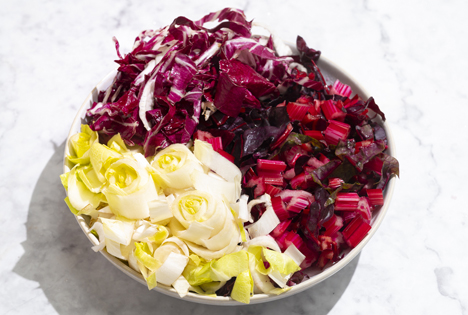 Deutsches Obst und Gemüse: Bittersüß - Radicchio, Mangold, Chicorée