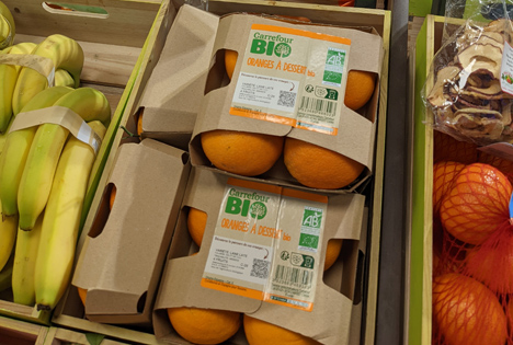 Carrefour nutzt Blockchain-Technologie für sein Bioobst und -gemüse