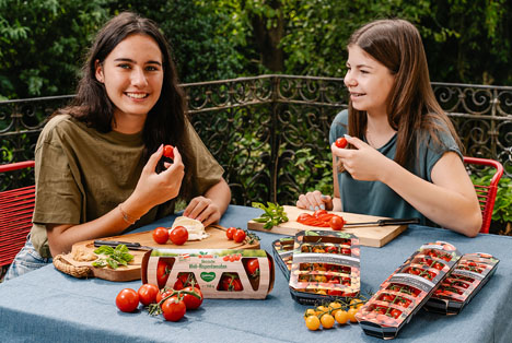 Österreich: Neue Tomatenernte bei SPAR im plastikfreien Kleid
